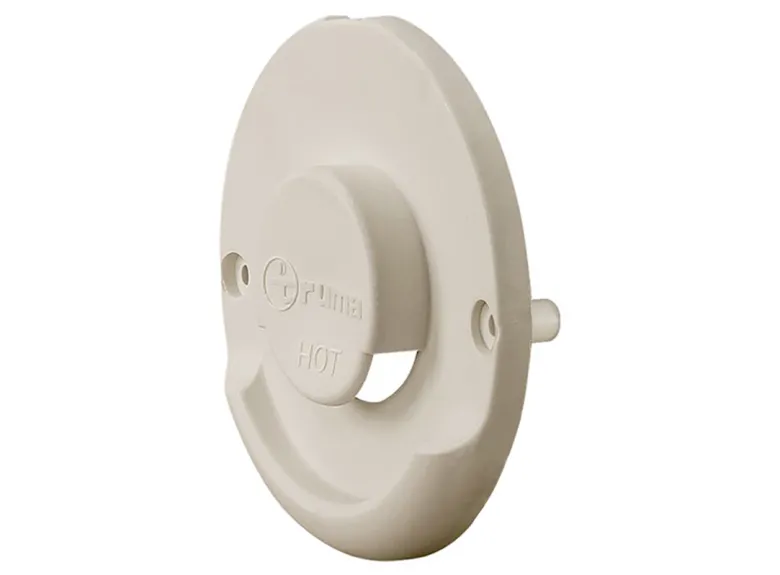 Truma ZR wanddoorvoer rooster - cream