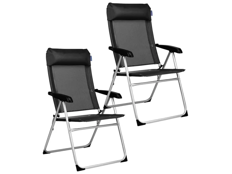Trvlmore Basic Black klapstoel - Set van 2