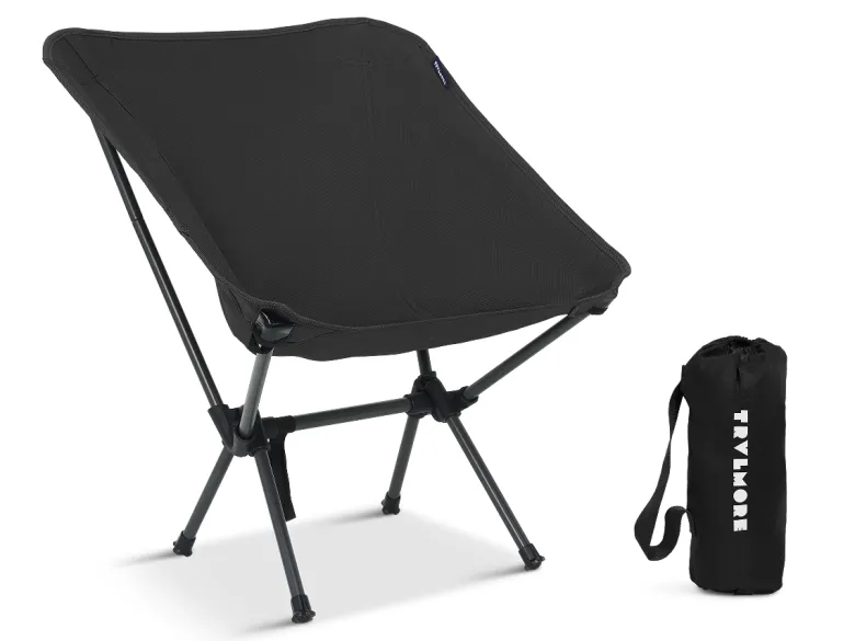 TRVLMORE Compact campingstoel - Black