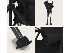 Trvlmore Ergonomic vouwstoel - Black