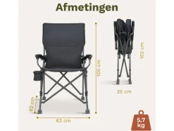 Trvlmore Ergonomic vouwstoel - Grey