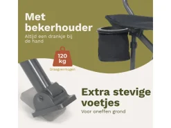 Trvlmore Ergonomic vouwstoel - Grey