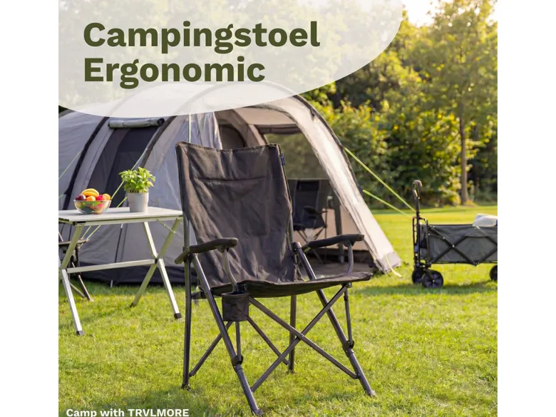 Trvlmore Ergonomic vouwstoel - Grey