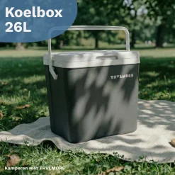 TRVLMORE 26 liter koelbox met 2 koelelementen - Anthracite
