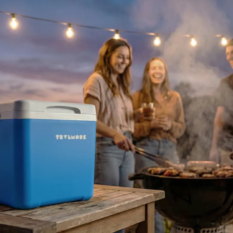 TRVLMORE 7 liter koelbox met 2 koelelementen - Blue