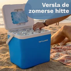 TRVLMORE 14 liter koelbox met 2 koelelementen - Blue