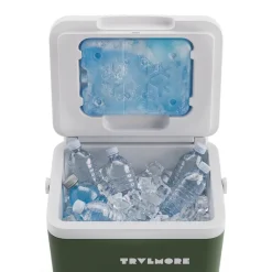 TRVLMORE 7 liter koelbox met 2 koelelementen - Green