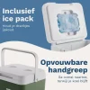 TRVLMORE 14 liter koelbox met 2 koelelementen - Green