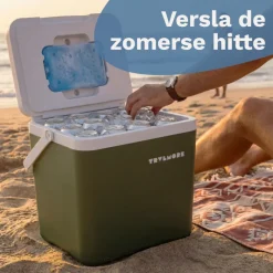 TRVLMORE 14 liter koelbox met 2 koelelementen - Green