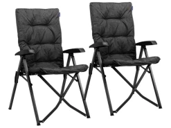 TRVLMORE set van 2 vouwstoelen met draagtas - Black