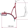 Tweedekans Fiamma F45 adapter VW T5/T6 Transporter Multivan