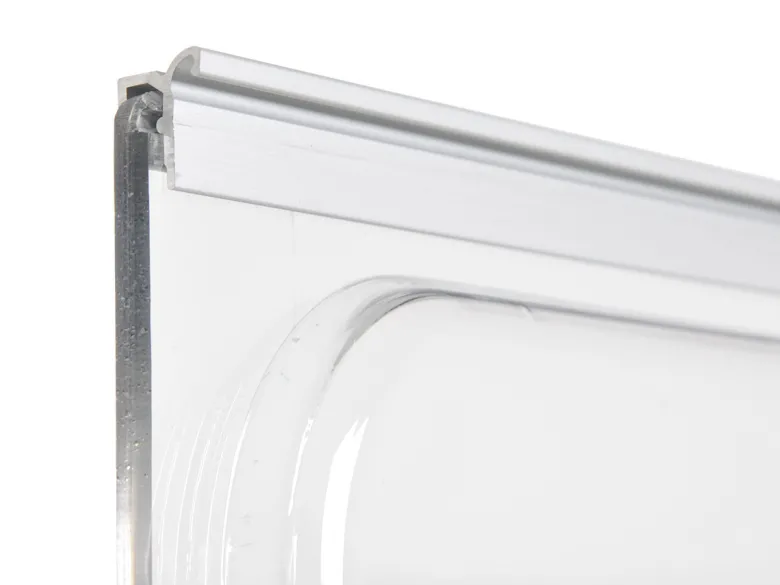 Tweedekans NRF 700 x 300 mm getint dubbelglas klapraam - grey