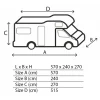 Tweedekans Obelink Camperhoes - 570 cm