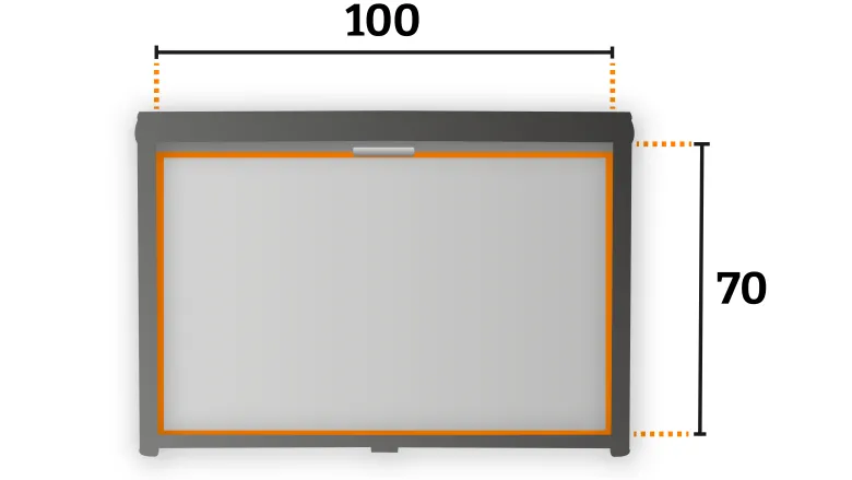 Tweedekans Obelink Eclipse combirollo grey - 100 x 70 cm