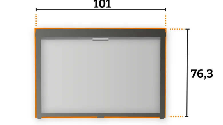 Tweedekans Remis Remiflair I combirollo cream - 101 x 76,3 cm