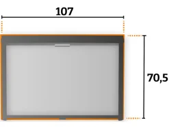 Tweedekans Remis Remiflair I combirollo cream - 107 x 70,5 cm