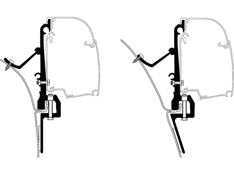 Tweedekans Thule adapter Van