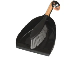 Ultra Clean bamboe stoffer en blik