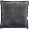 Unique Living Basics 45 x 45 cm kussen - Anthracite