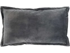 Unique Living Basics 30 x 50 cm kussen - Anthracite