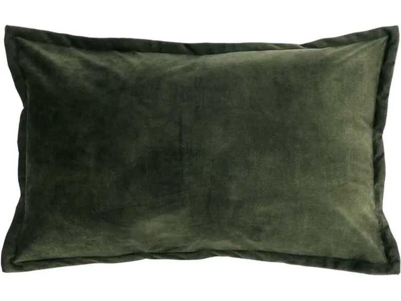 Unique Living Basics 40 x 60 cm kussen - Dark Green