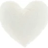 Unique Living Hart 45x35 cm kussen - White