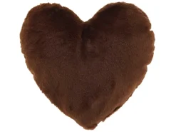 Unique Living Hart 45x35 cm kussen - Dark Brown