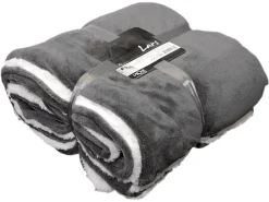 Unique Living Lars plaid - Anthracite