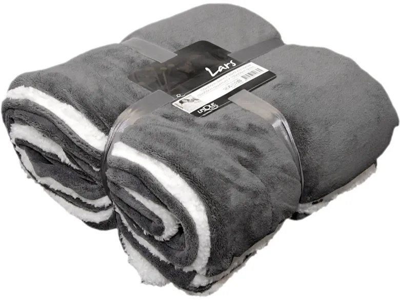 Unique Living Lars plaid - Anthracite