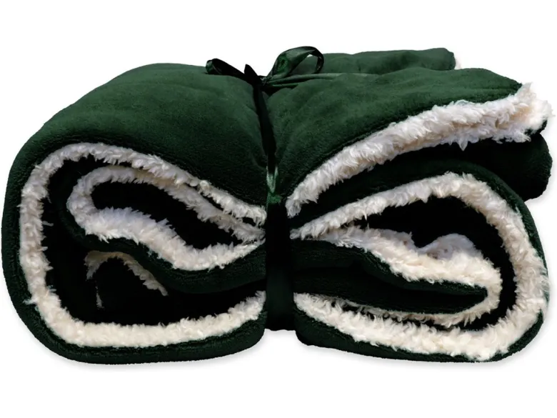 Unique Living Lars 150 x 200 cm plaid - Dark Sea Green