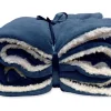 Unique Living Lars 150 x 200 cm plaid - Dark Blue