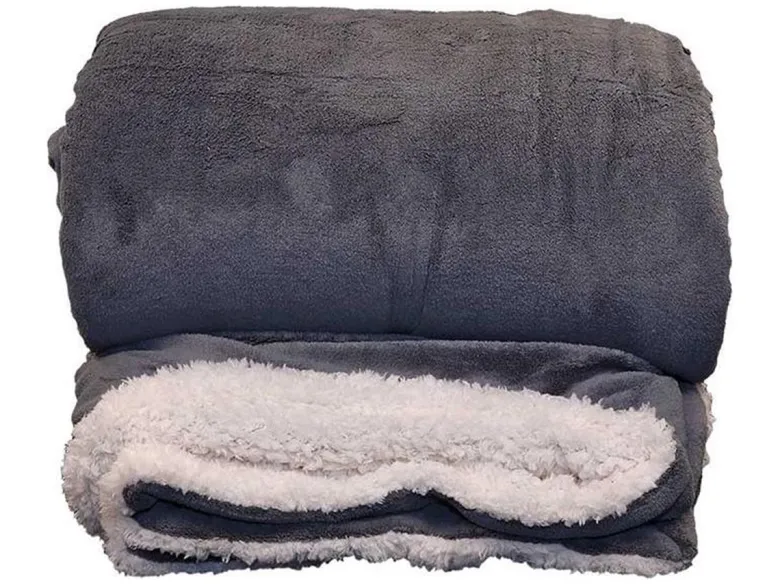 Unique Living Lars XL 220 x 240 cm plaid - Anthracite