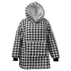 Unique Living oversized hoodie - Black White