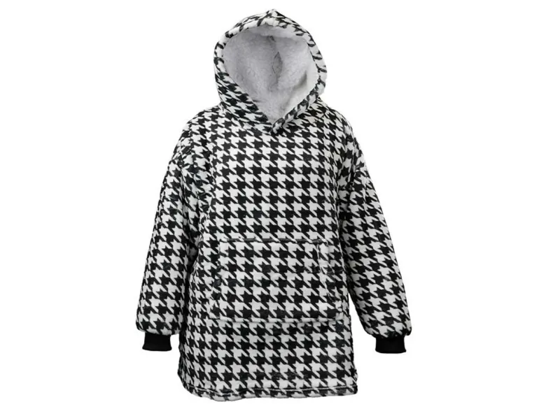 Unique Living oversized hoodie - Black White
