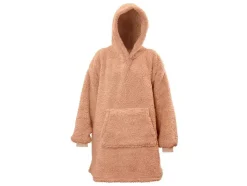 Unique Living Teddy oversized hoodie - Old Pink