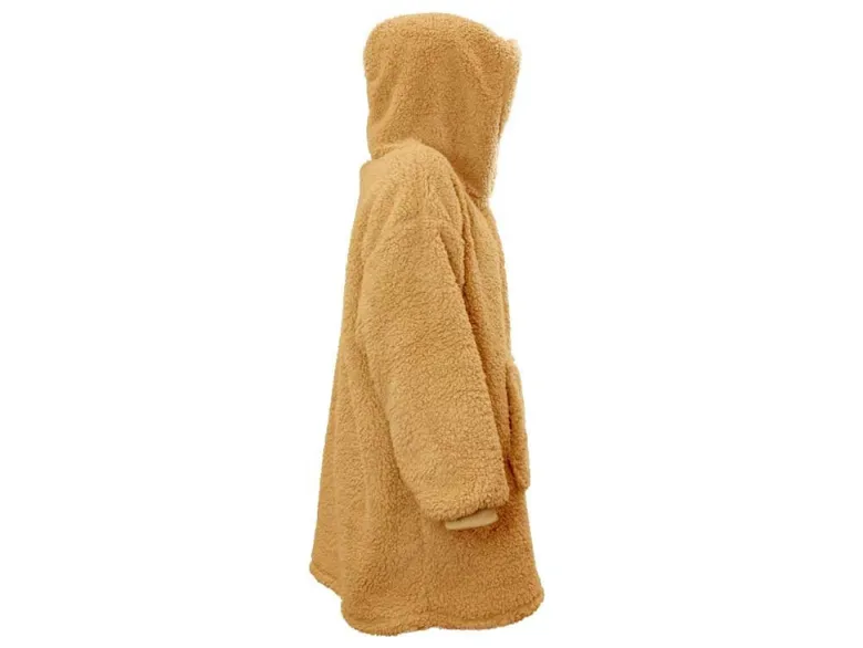 Unique Living Teddy oversized hoodie - Latte