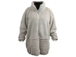 Unique Living Willow Long oversized hoodie - Chateau Grey