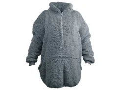 Unique Living Willow Long oversized hoodie - Dark Grey