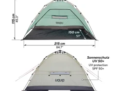 Uquip Buzzy sand strandtent