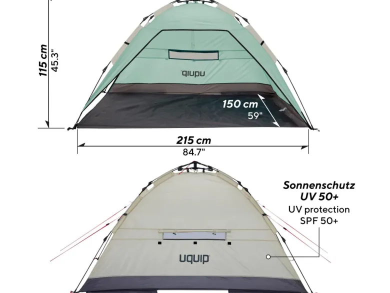 Uquip Buzzy sand strandtent