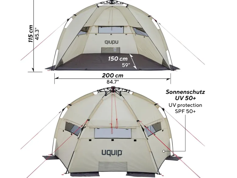Uquip Speedy strandtent - Sand