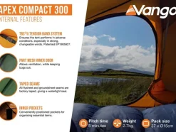 Vango Apex Compact 300 lichtgewicht tent