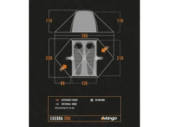 Vango Exedra 200 koepeltent