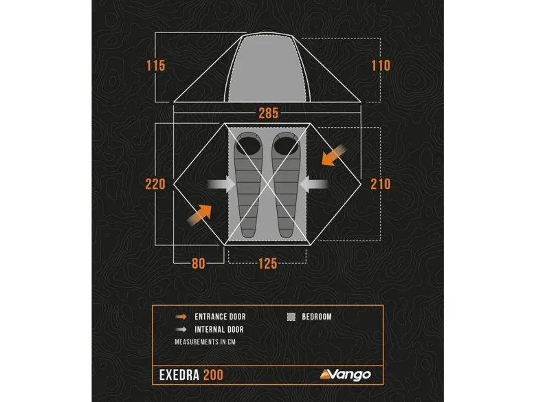 Vango Exedra 200 koepeltent