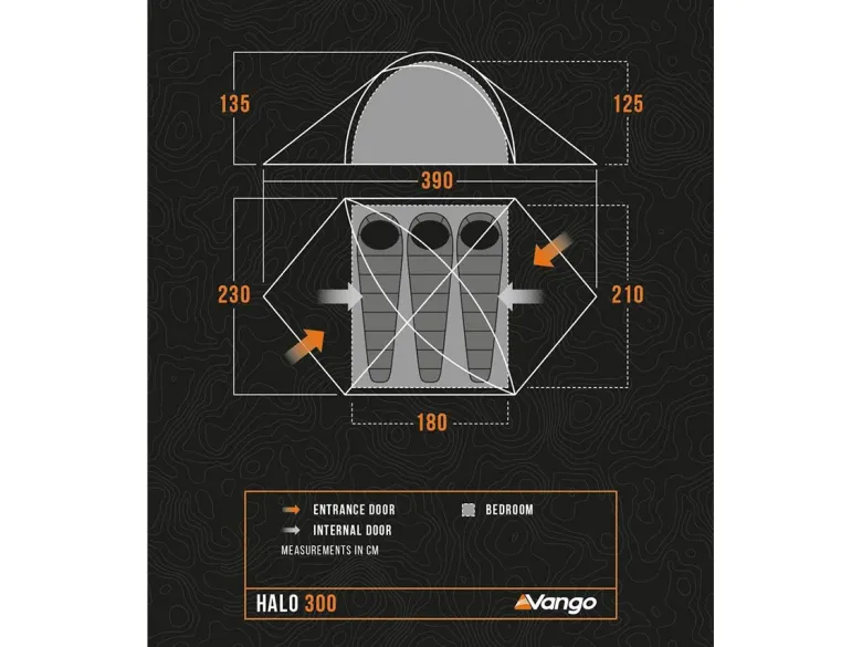 Vango Halo 300 koepeltent
