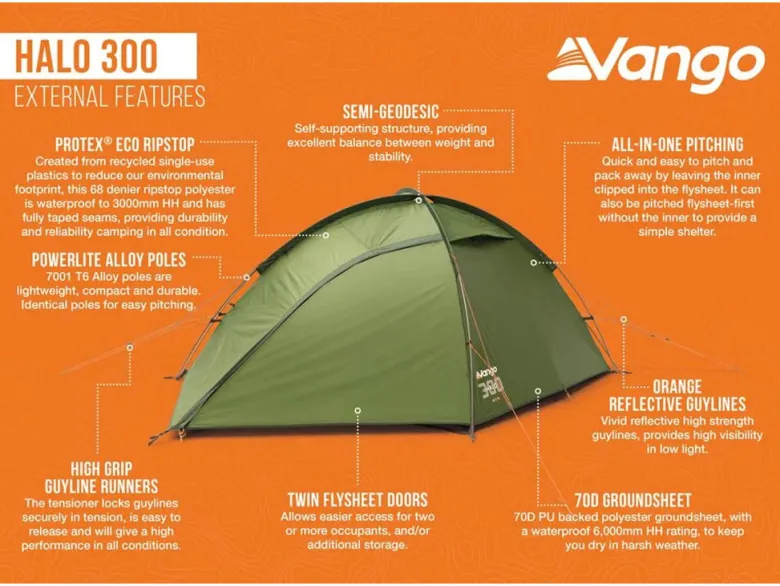 Vango Halo 300 koepeltent