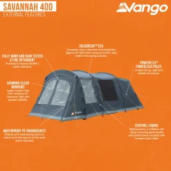Vango Savannah 400 Package tunneltent