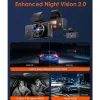 VANTRUE E3 3-kanaals Dual Dashcam