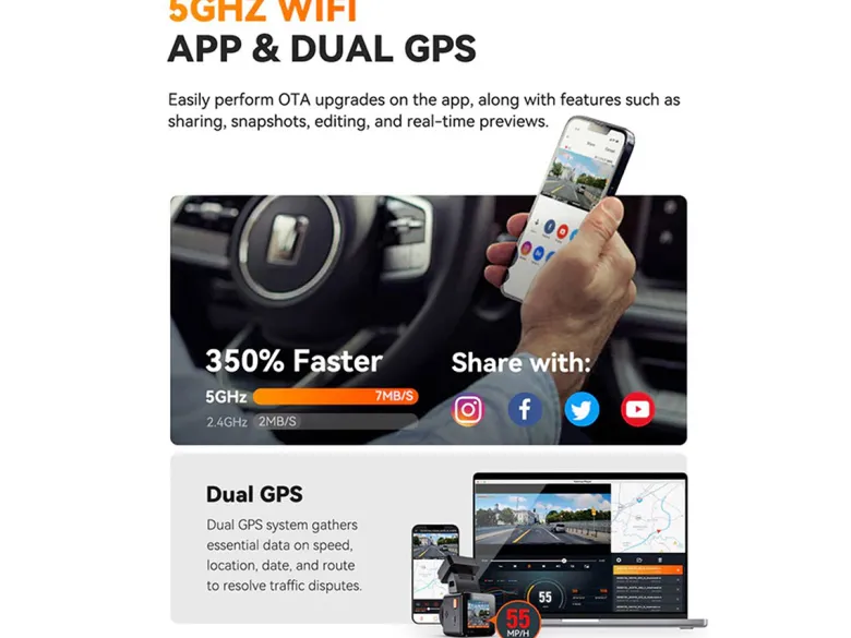 Vantrue E1 Pro 4K Dashcam