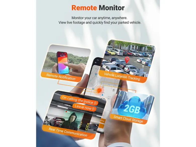 VANTRUE N5S 4-kanaals dashcam